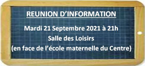 ardoise date réunion de rentrée